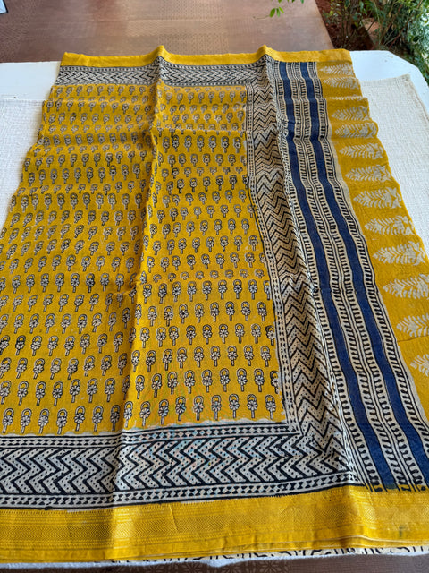 Maheswari border chanderi saree