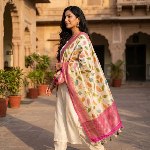 Handloom Banaras Rich dupatta