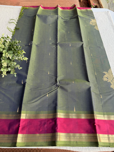 Bhutta weaving chettinad cotton saree