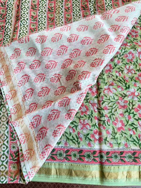 Maheswari border chanderi saree