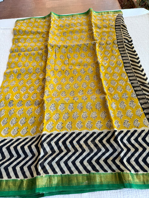 Maheswari border chanderi saree