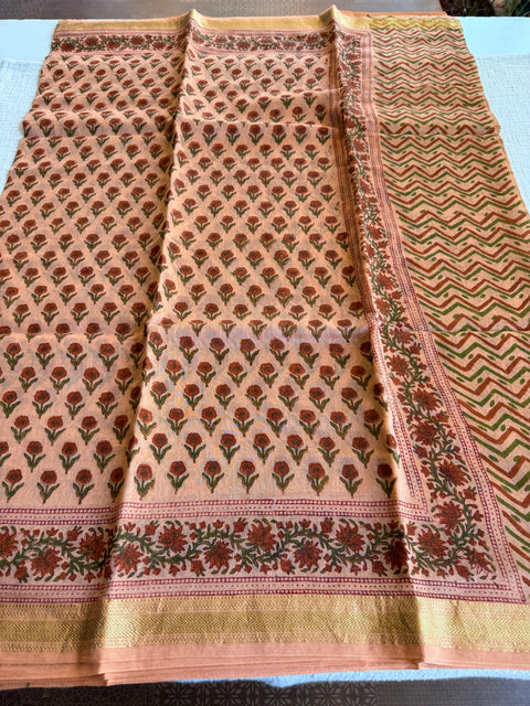 Maheswari border chanderi saree