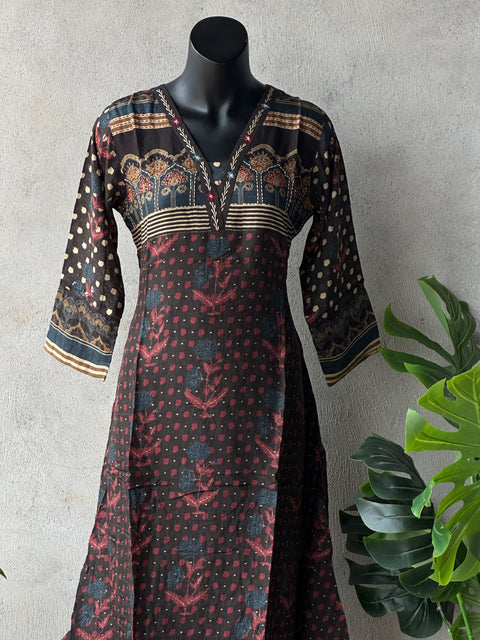 Printed pure viscose designer kurti