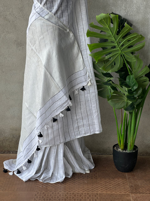 Bhagalpur Linen saree