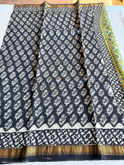 Maheswari border chanderi saree