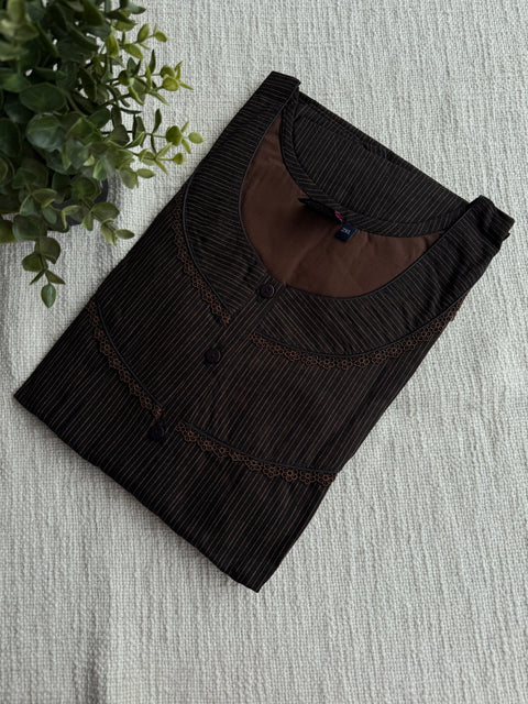 XXL size Printed Italian cotton nighty