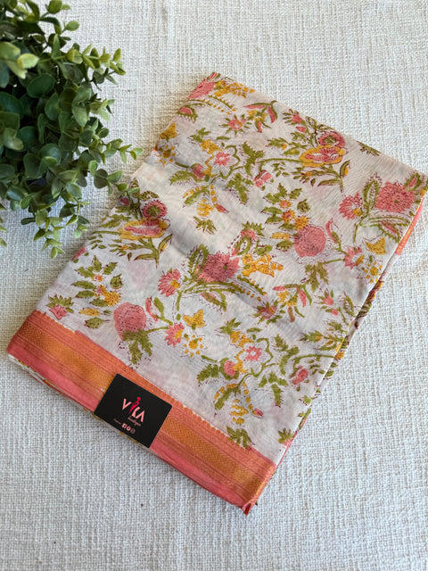 Maheswari border chanderi saree