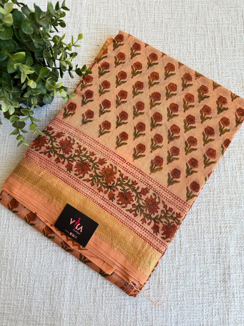 Maheswari border chanderi saree