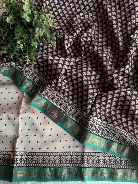 Maheswari border chanderi saree