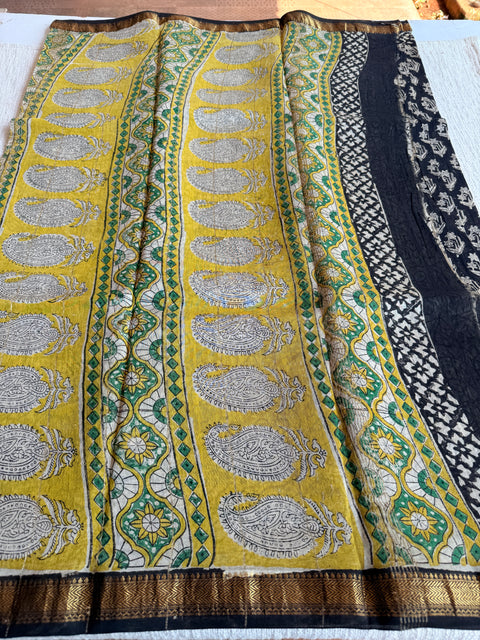 Maheswari border chanderi saree