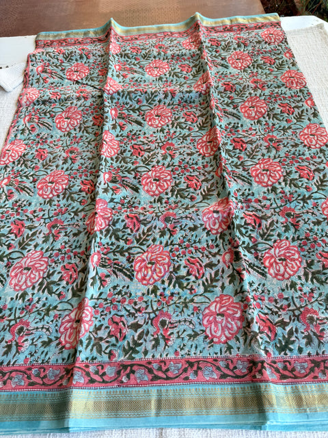 Maheswari border chanderi saree