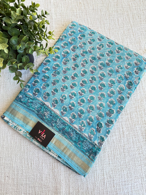 Maheswari border chanderi saree