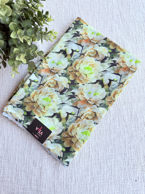 Digital printed faux georgette saree