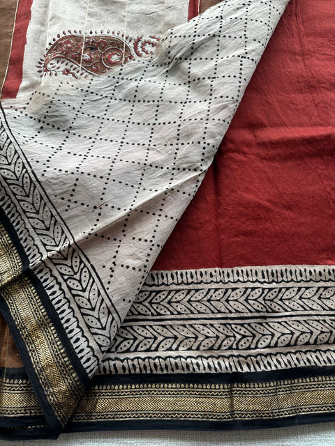 Maheswari border chanderi saree