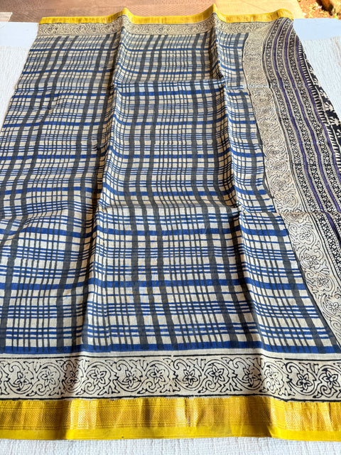 Maheswari border chanderi saree