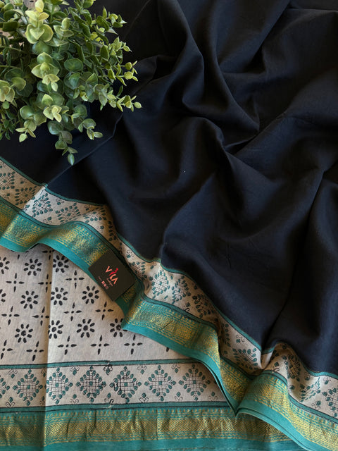 Maheswari border chanderi saree