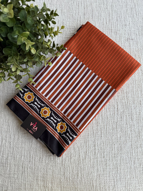Dailywear printed crepe saree