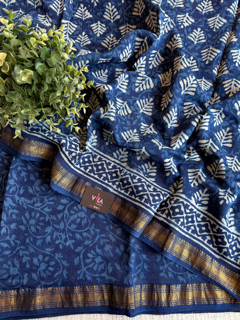 Maheswari border chanderi saree