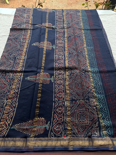 Maheswari border chanderi saree