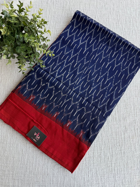 Handloom pure Ikat cotton saree