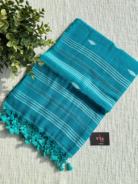 Bhutta weaving mul cotton saree