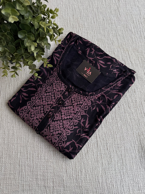 L size printed Alpine nighty