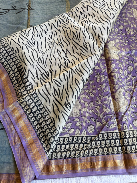 Maheswari border chanderi saree