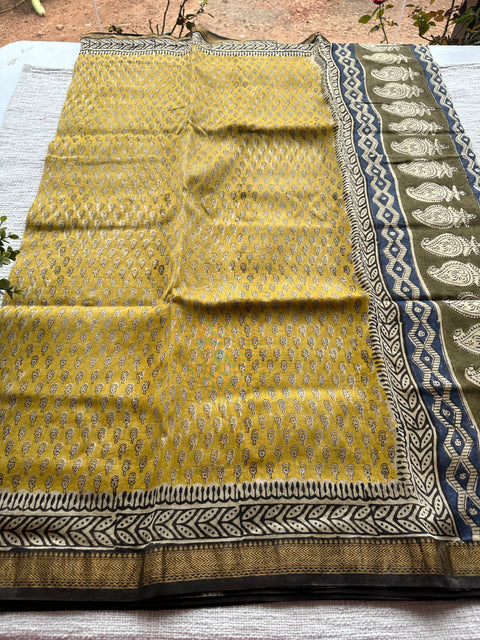 Maheswari border chanderi saree