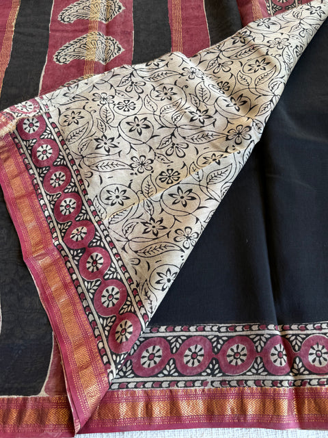 Maheswari border chanderi saree