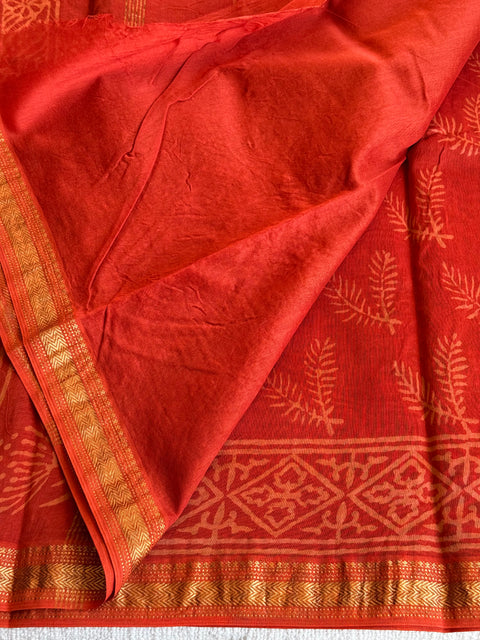 Maheswari border chanderi saree