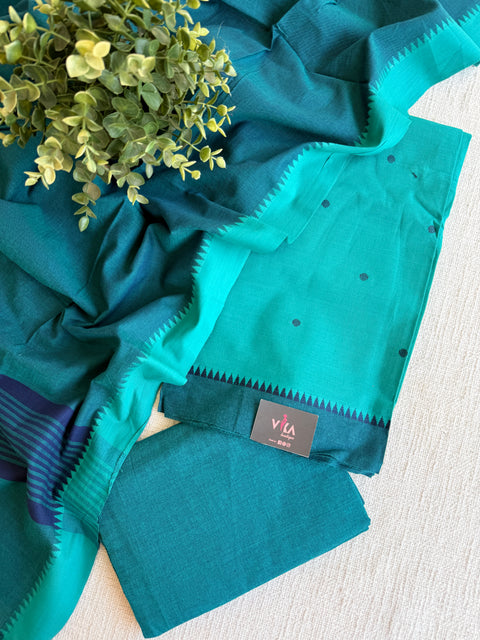Handloom cotton salwar suit material