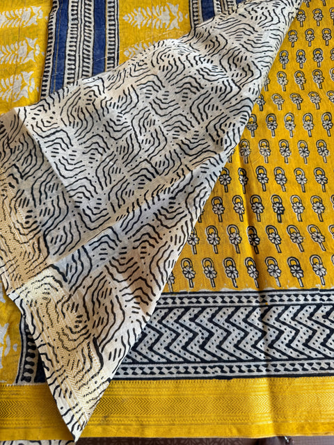 Maheswari border chanderi saree