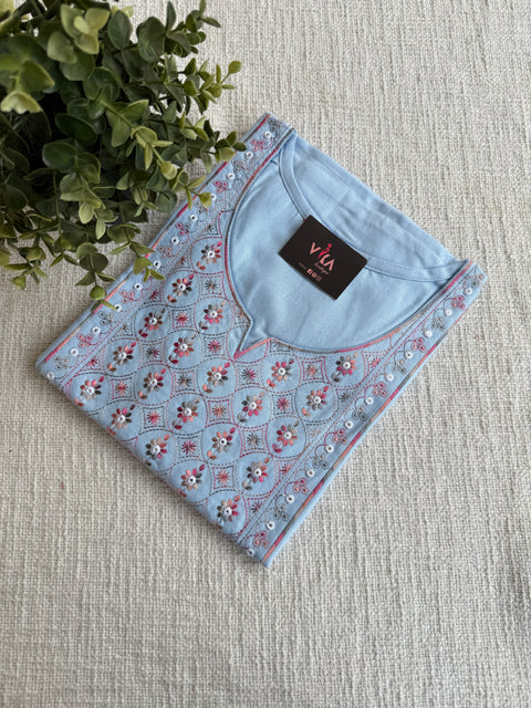 L size printed Alpine nighty