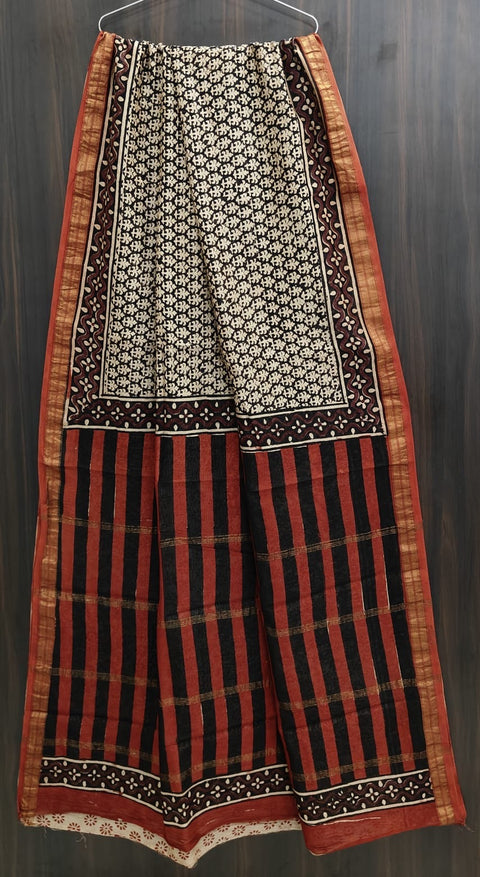 Maheswari border chanderi saree