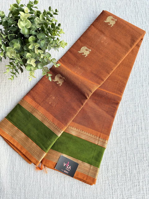 Bhutta weaving chettinad cotton saree