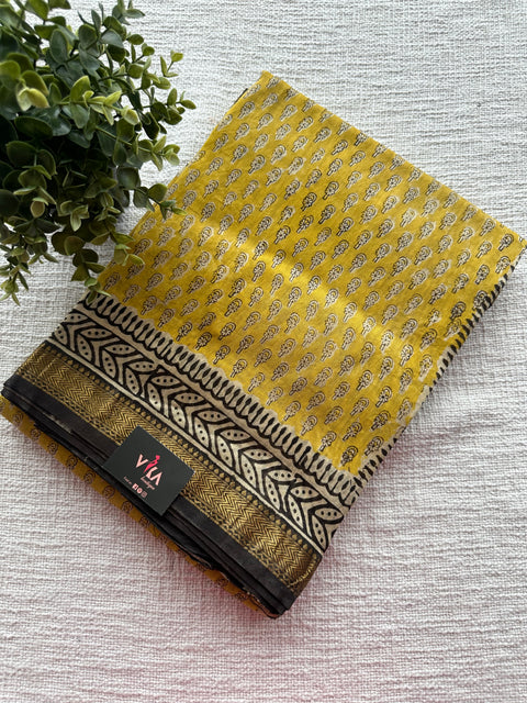 Maheswari border chanderi saree