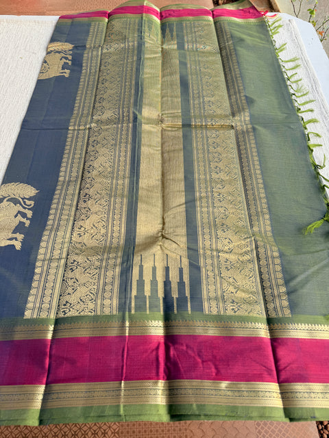Bhutta weaving chettinad cotton saree