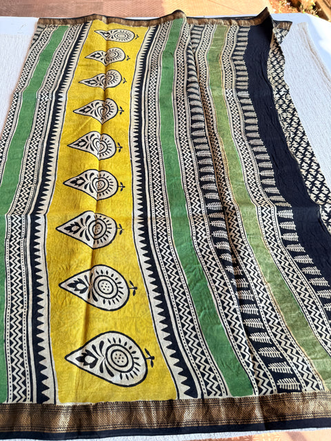 Maheswari border chanderi saree