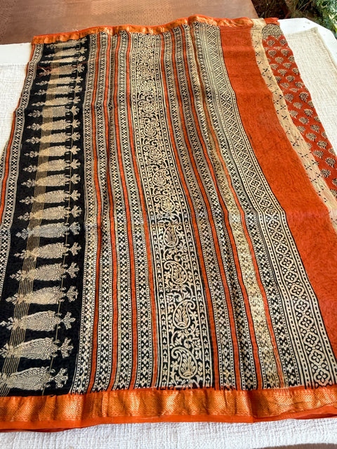 Maheswari border chanderi saree
