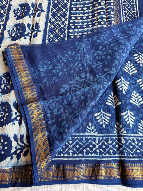 Maheswari border chanderi saree