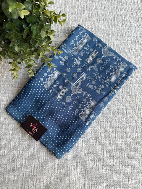 Dailywear printed crepe saree