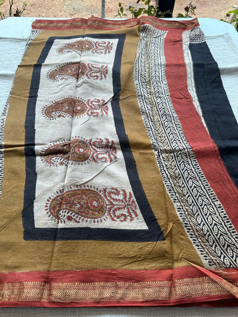 Maheswari border chanderi saree