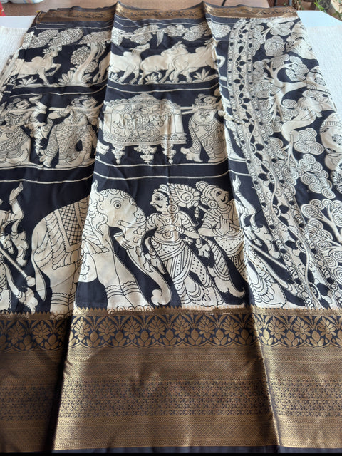 Kalamkari chennuri silk Saree