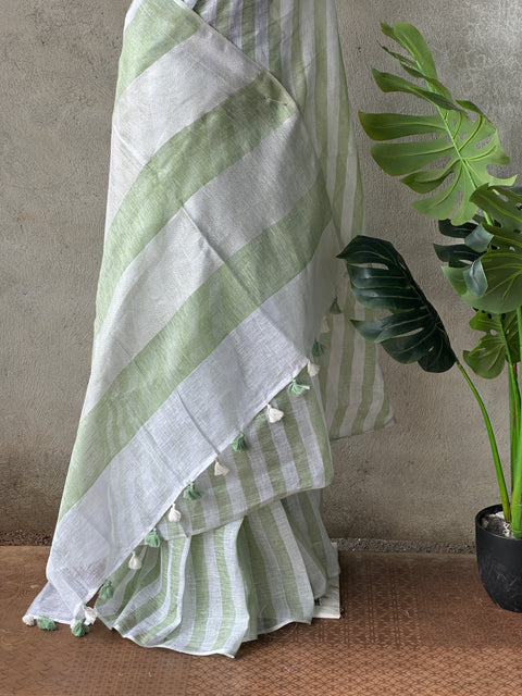 Bhagalpur Linen saree