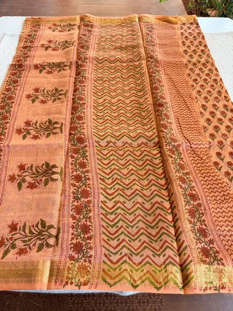 Maheswari border chanderi saree