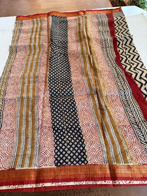 Maheswari border chanderi saree