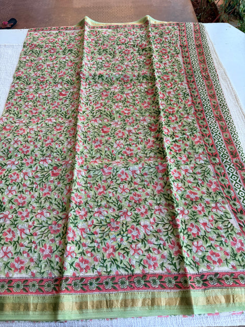 Maheswari border chanderi saree
