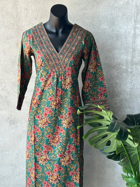 Size 38 - Printed cotton kurti