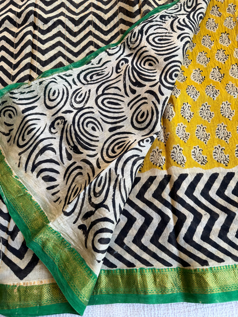 Maheswari border chanderi saree