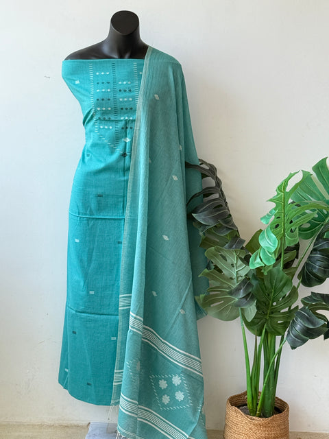 Jamdhani top and dupatta